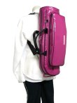 Photo9: NAHOK Trumpet Protection Case [Morricone/wf] Fuchsia Pink with Mouthpiece Case {Waterproof, Temperature Adjustment & Shock Absorb}