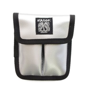 Photo: NAHOK Double Trombone Mouthpiece Case [Glenn Miller] Silver / Black {Waterproof}