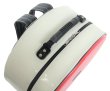 Photo3: NAHOK Backpack style 14inch Snare Drum Case with big snappie [Great Gatsby] Scarlet / Ivory {Waterproof, Temperature Adjustment & Shock Absorb}