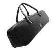 Photo5: For B&C foot, NAHOK Flute & Piccolo Case Bag [Grand Master3/wf] Matte Black / Black & Silver Handle {Waterproof, Temperature Adjustment & Shock Absorb}