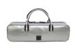 Photo4: For B&C foot, NAHOK Flute & Piccolo Case Bag [Grand Master3/wf] Silver / Chocolate & Silver Handle {Waterproof, Temperature Adjustment & Shock Absorb}