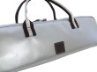 Photo2: For B&C foot, NAHOK Flute & Piccolo Case Bag [Grand Master3/wf] Silver / Chocolate & Silver Handle {Waterproof, Temperature Adjustment & Shock Absorb}