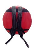 Photo2: NAHOK Backpack style 14inch Snare Drum Case with big snappie [Great Gatsby 2] Black / Scarlet {Waterproof, Temperature Adjustment & Shock Absorb}