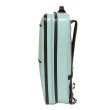 Photo6: NAHOK W Case 2 Compart Backpack [Carlito 2/wf] for Flute Players Peacock Green / Chocolate {Waterproof, Temperature Adjustment & Shock Absorb}