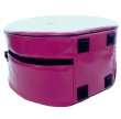 Photo3: NAHOK Backpack style 14inch Snare Drum Case with big snappie [Great Gatsby 2] Fuchsia Pink {Waterproof, Temperature Adjustment & Shock Absorb}