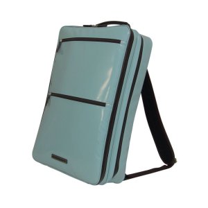 Photo: NAHOK W Case 2 Compart Backpack [Carlito 2/wf] for Flute Players Peacock Green / Chocolate {Waterproof, Temperature Adjustment & Shock Absorb}