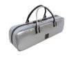 Photo6: For B&C foot, NAHOK Flute & Piccolo Case Bag [Grand Master3/wf] Silver / Chocolate & Silver Handle {Waterproof, Temperature Adjustment & Shock Absorb}