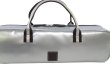 Photo3: For B&C foot, NAHOK Flute & Piccolo Case Bag [Grand Master3/wf] Silver / Chocolate & Silver Handle {Waterproof, Temperature Adjustment & Shock Absorb}