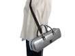 Photo8: For B&C foot, NAHOK Flute & Piccolo Case Bag [Grand Master3/wf] Silver / Chocolate & Silver Handle {Waterproof, Temperature Adjustment & Shock Absorb}