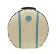 Photo2: NAHOK Backpack style 14inch Snare Drum Case with big snappie [Great Gatsby 2] Ivory / Peacock Green {Waterproof, Temperature Adjustment & Shock Absorb}