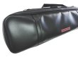 Photo2: NAHOK Alto Flute Case Guard C Foot [Krysar/wf] Matte Black / Red Leather Emblem {Waterproof, Temperature Adjustment & Shock Absorb}