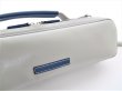 Photo3: NAHOK Piccolo Case Guard [Mancini2/wf]  Matte Light Gray / Deep Blue Genuine Leather Handle {Waterproof, Temperature Adjustment & Shock Absorb}