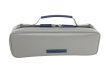 Photo4: NAHOK Piccolo Case Guard [Mancini2/wf]  Matte Light Gray / Deep Blue Genuine Leather Handle {Waterproof, Temperature Adjustment & Shock Absorb}