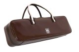Photo: For B&C foot, NAHOK Flute & Piccolo Case Bag [Grand Master3/wf] Chocolate / Chocolate & Silver Handle {Waterproof, Temperature Adjustment & Shock Absorb}