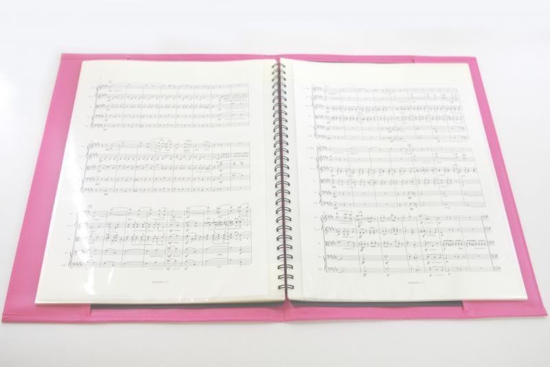 Photo: NAHOK Score File Cover 「The Score B4」 matte pink