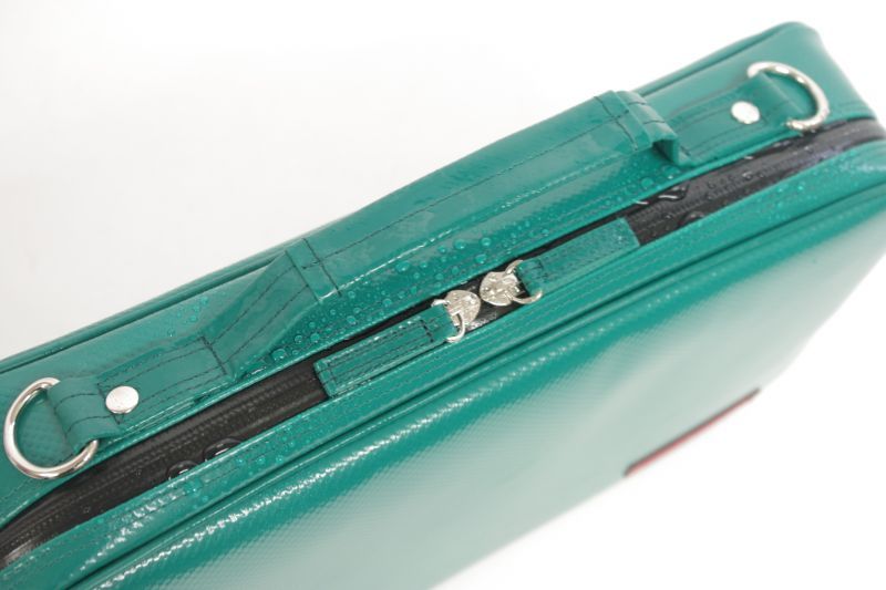 Photo2: NAHOK Single Oboe Case Bag [The Mission/wf] Matte Emerald Green {Waterproof, Temperature Adjustment & Shock Absorb}