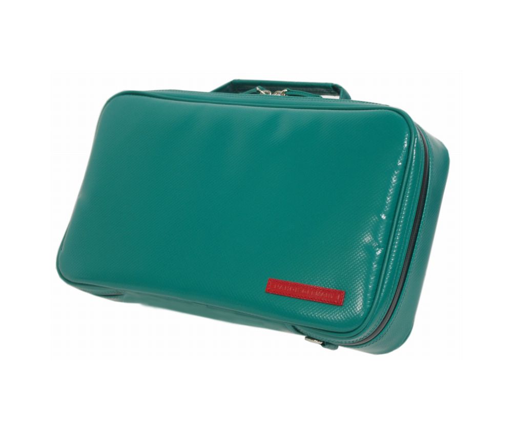 Photo1: NAHOK Single Oboe Case Bag [The Mission/wf] Matte Emerald Green {Waterproof, Temperature Adjustment & Shock Absorb}