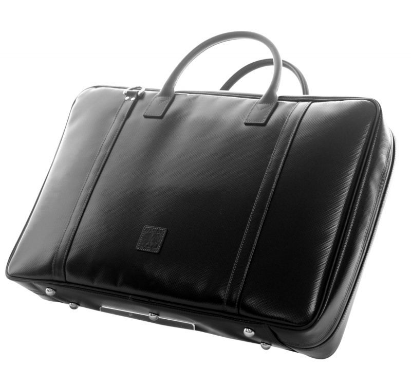 Photo1: NAHOK Double clarinet case for Bb and A clarinet [Gabriel/wf] Matte Black  {Waterproof, Temperature Adjustment, Shock Protection}