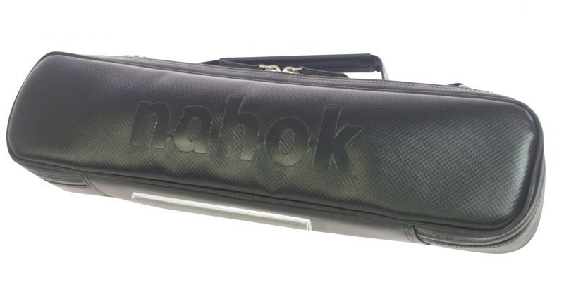 Photo1: NAHOK Flute Case Bag C Foot [Amadeus/wf] Matte Black Press Logo {Waterproof, Temperature Adjustment & Shock Absorb}