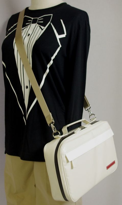 Photo5: NAHOK Single Oboe Case Bag [The Mission/wf] Ivory / White {Waterproof, Temperature Adjustment & Shock Absorb}