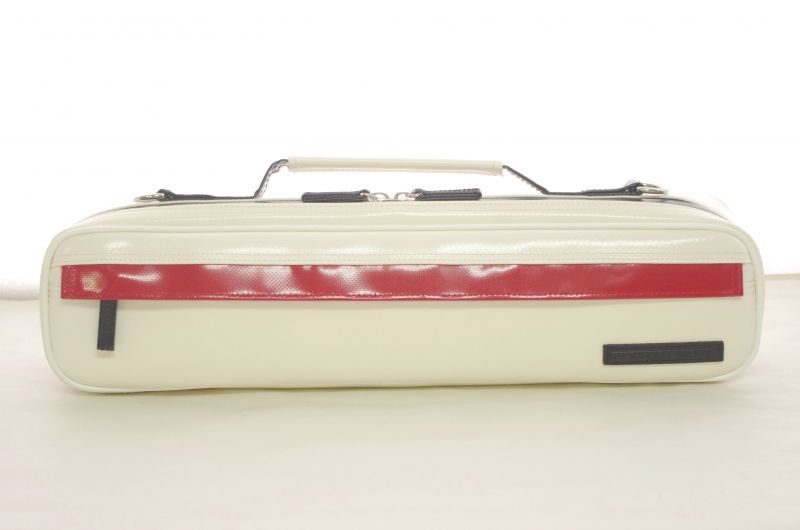 Photo2:  NAHOK Flute Case Bag C Foot [Amadeus/wf] Cream White / Red, Black {Waterproof, Temperature Adjustment & Shock Absorb}