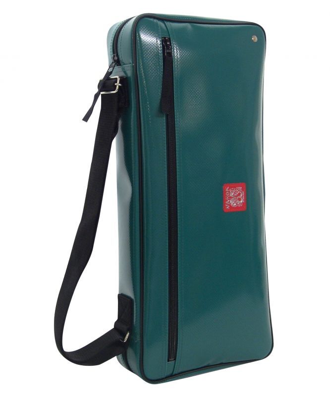 Photo1: NAHOK Drum Stick Case Bag [Drum Line4] Emerald Green {Waterproof}