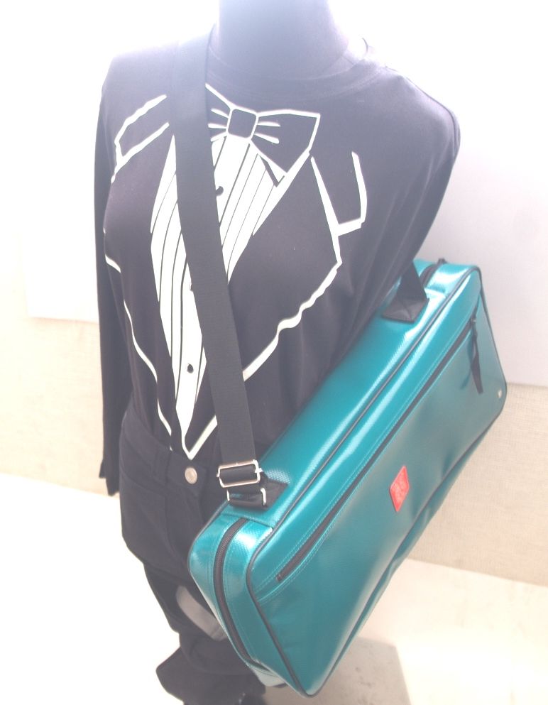 Photo5: NAHOK Drum Stick Case Bag [Drum Line4] Emerald Green {Waterproof}