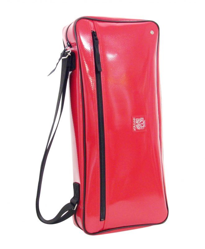 Photo1: NAHOK Drum Stick Case Bag [Drum Line4] Scarlet {Waterproof}
