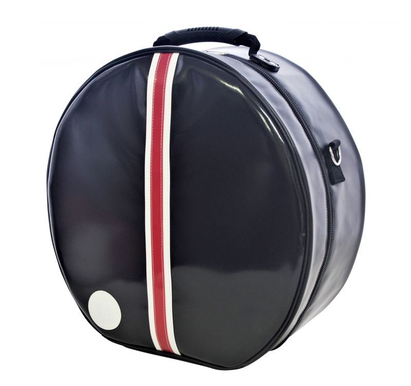Photo1: NAHOK Backpack style 14inch Snare Drum Case with big snappie [Great Gatsby 2] Black / White, Red {Waterproof, Temperature Adjustment & Shock Absorb}