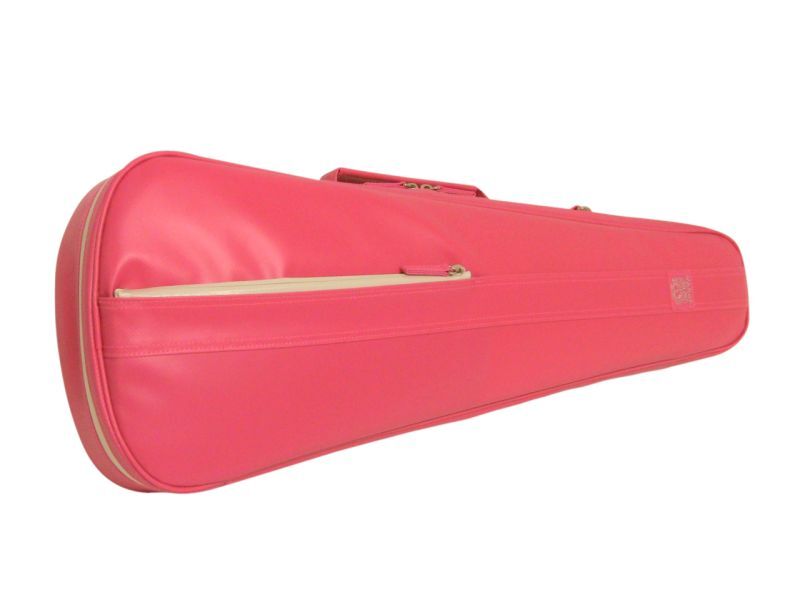 Photo1: NAHOK Concert Ukulele Carry Case [Mighty Uke/wf] Matte Pink {Waterproof, Temperature Adjustment & Shock Absorb}