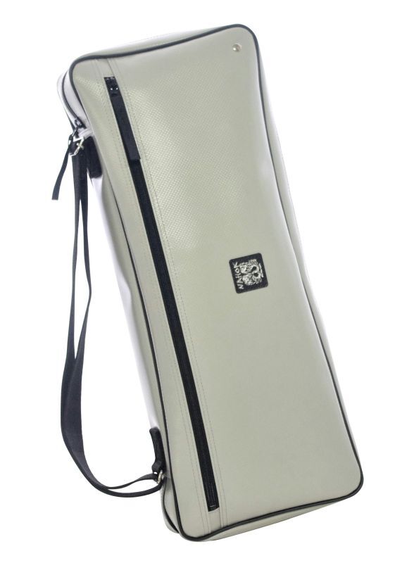 Photo1: NAHOK Timpani Mallet Case Bag [TM.Matrix] Matte Light Gray {Waterproof}