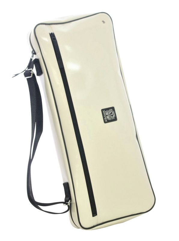Photo1: NAHOK Timpani Mallet Case Bag [TM.Matrix] Cream White Special Coating {Waterproof}