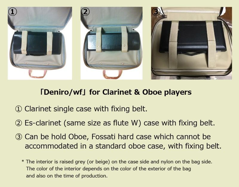 Photo: NAHOK 2 Compartment Bag 43 for Clarinet  [Deniro/wf] Matte Black {Waterproof, Temperature Adjustment & Shock Absorb}