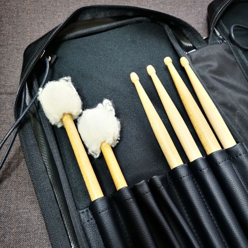 Photo: NAHOK Timpani Mallet Case Bag [TM.Matrix] Cream White Special Coating {Waterproof}