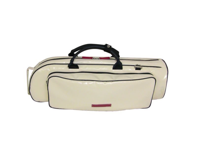 Photo1: NAHOK Trumpet Protection Case [Morricone/wf] Ivory with Mouthpiece Case {Waterproof, Temperature Adjustment & Shock Absorb}