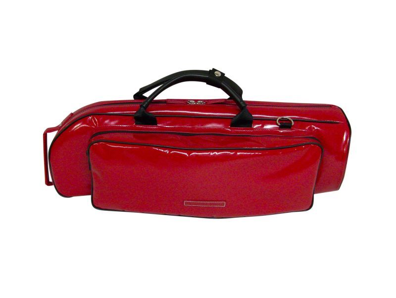 Photo1: NAHOK Trumpet Protection Case [Morricone/wf] German Red with Mouthpiece Case {Waterproof, Temperature Adjustment & Shock Absorb}