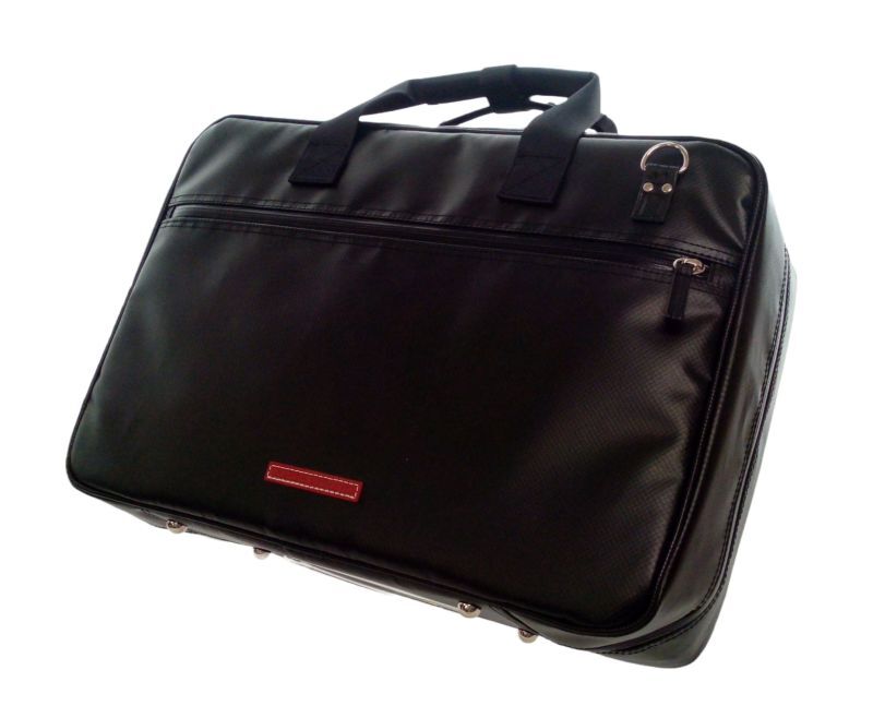 Photo1: NAHOK Wide Briefcase [Banderas II/wf] Matte Black {Waterproof, Temperature Adjustment & Shock Absorb}