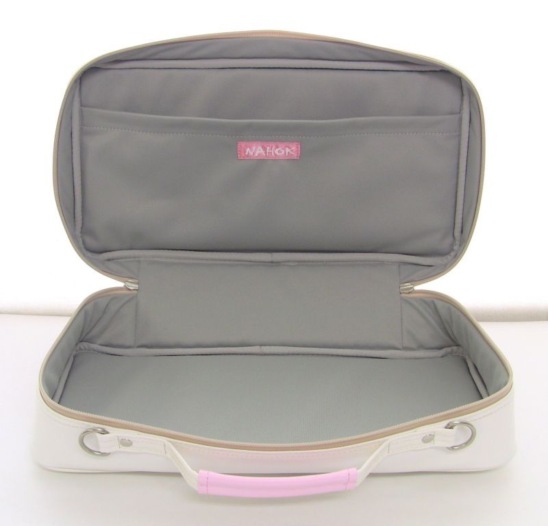 Photo: NAHOK Oboe Case Bag [Appassionato/wf] Pure White / Light Pink {Waterproof, Temperature Adjustment & Shock Absorb}