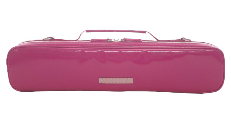 Photo2:  NAHOK Flute Case Bag C Foot [Amadeus/wf] Fuchsia Pink {Waterproof, Temperature Adjustment & Shock Absorb}