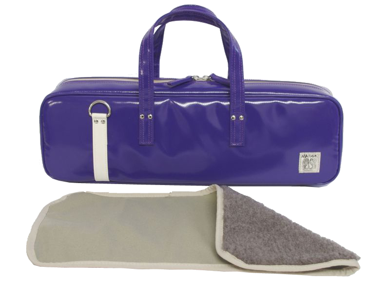 Photo: NAHOK Flute & Piccolo Case Bag C Foot [Grand Master2/wf] Violet / White {Waterproof, Temperature Adjustment & Shock Absorb}