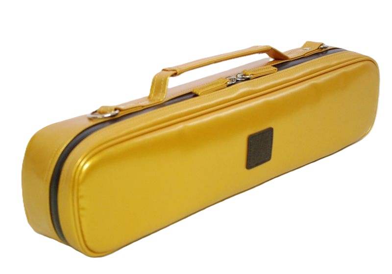 Photo2:  NAHOK Flute Case Bag C Foot [Amadeus/wf] Gold / Chocolate {Waterproof, Temperature Adjustment & Shock Absorb}