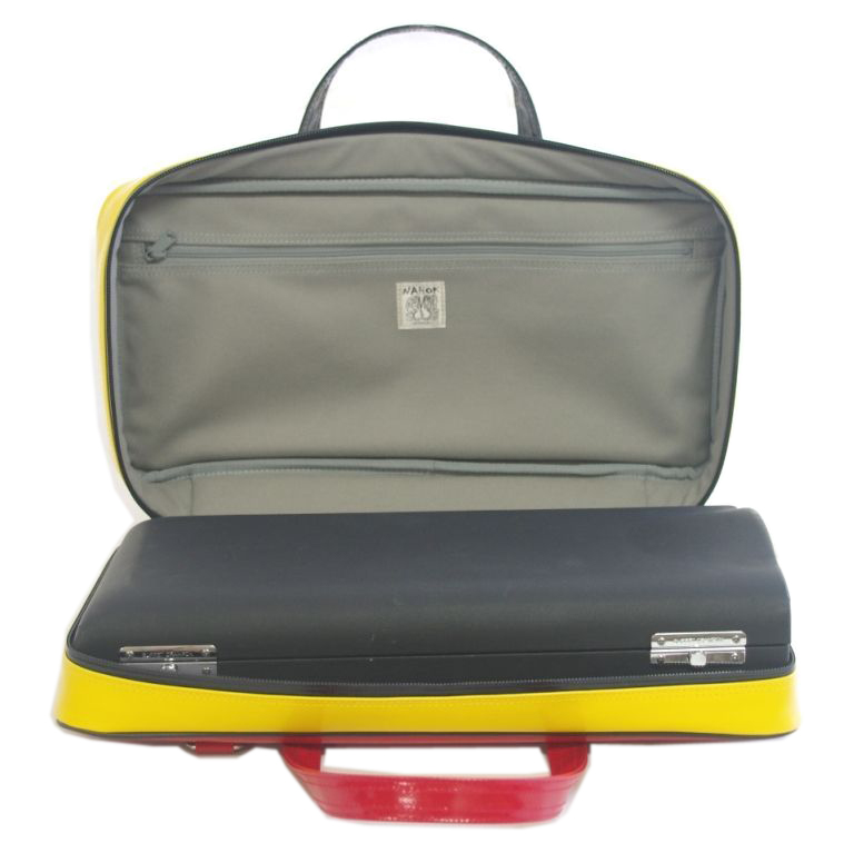 Photo: NAHOK Clarinet Case Bag [Camarade/wf] German Triple (Black, German Red, German Yellow) {Waterproof, Temperature Adjustment & Shock Absorb}