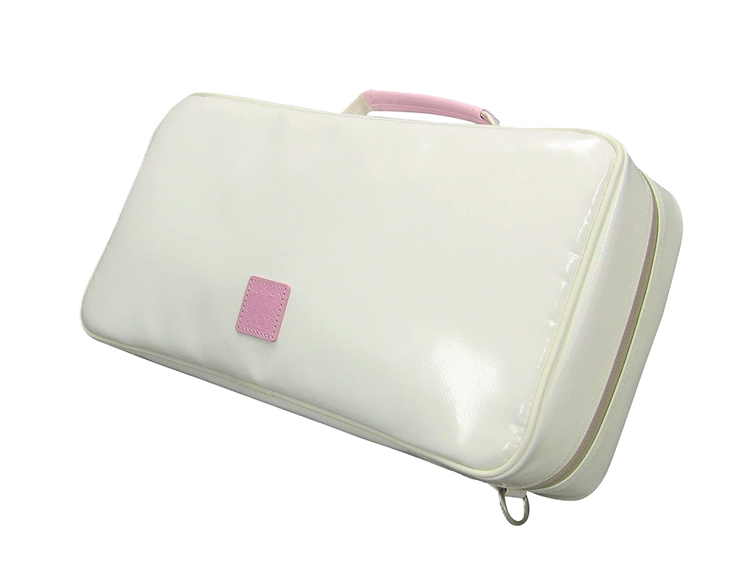 Photo1: NAHOK Clarinet Case Bag [Appassionato/wf] White / Light Pink {Waterproof, Temperature Adjustment & Shock Absorb}