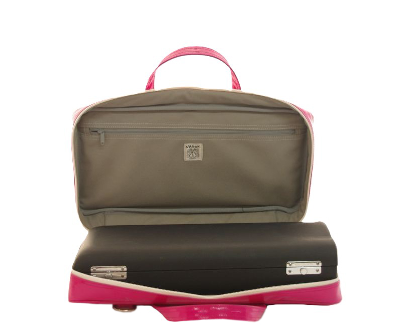 Photo: NAHOK Clarinet Case Bag [Camarade/wf] Fuchsia Pink / Ribbon {Waterproof, Temperature Adjustment & Shock Absorb}