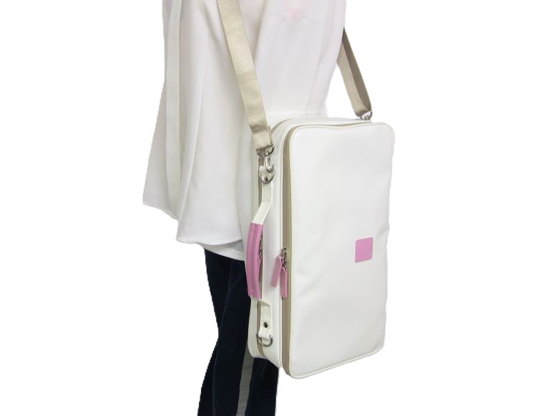 Photo: NAHOK Oboe Case Bag [Appassionato2/wf] Pure White / Light Pink {Waterproof, Temperature Adjustment & Shock Absorb}