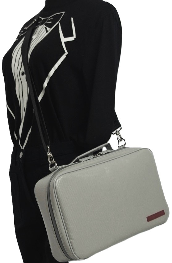 Photo4: NAHOK Single Oboe Case Bag [The Mission/wf] Matte Light Grey {Waterproof, Temperature Adjustment & Shock Absorb}