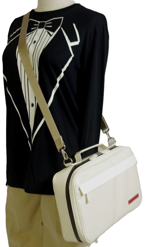 Photo5: NAHOK Single Oboe Case Bag [The Mission/wf] Ivory / White {Waterproof, Temperature Adjustment & Shock Absorb}