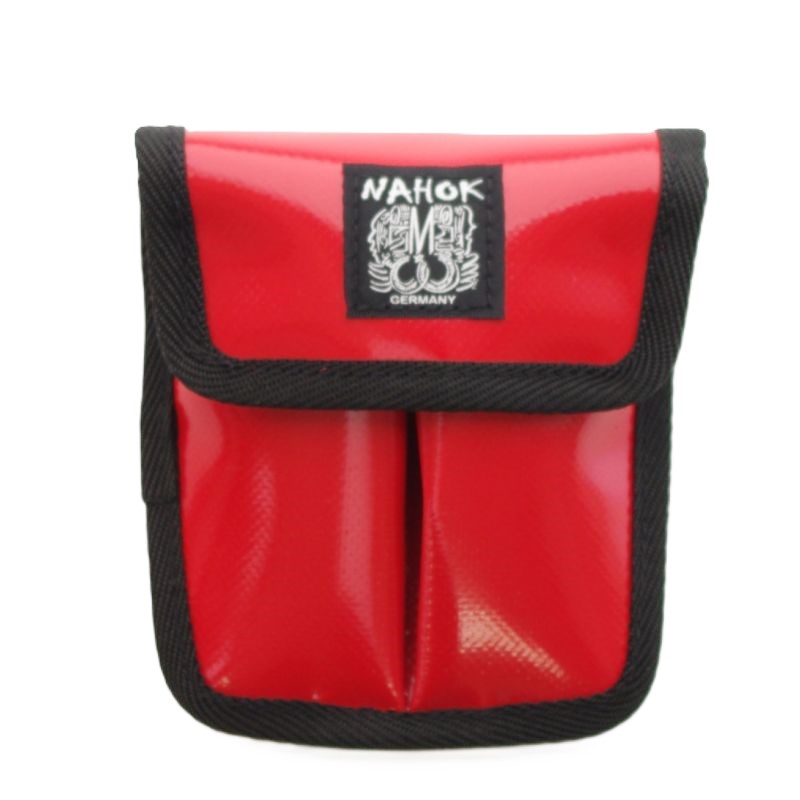 Photo1: NAHOK Double Trombone Mouthpiece Case [Glenn Miller] Red / Black {Waterproof}