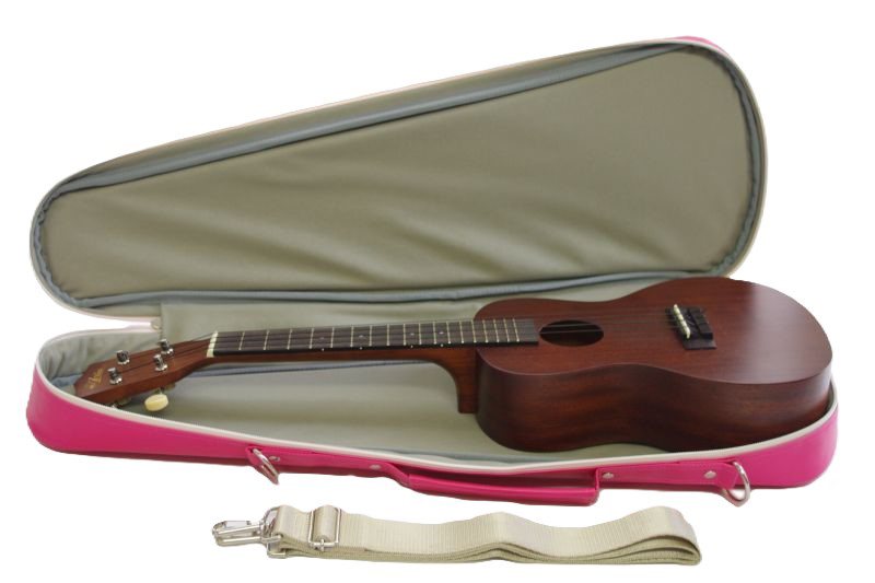 Photo: NAHOK Concert Ukulele Carry Case [Mighty Uke/wf] Matte Pink {Waterproof, Temperature Adjustment & Shock Absorb}