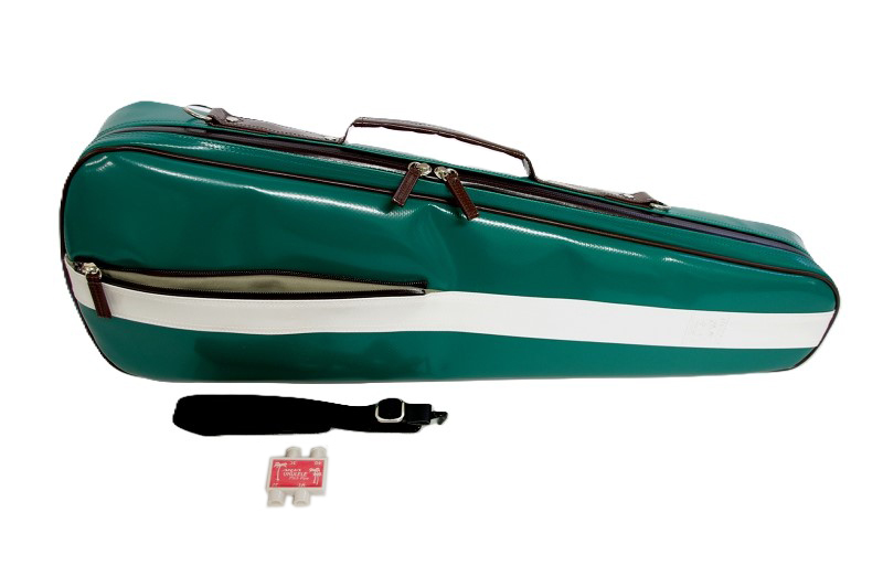 Photo2: NAHOK Concert Ukulele Carry Case [Mighty Uke/wf] Emerald Green / White {Waterproof, Temperature Adjustment & Shock Absorb}